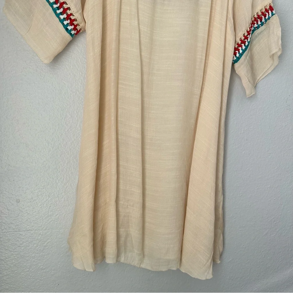 Beach‎ By Exist Crochet Cover-up Boho crochet cover up Beige NEW Bohemian cover